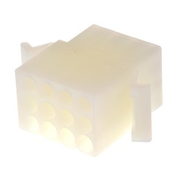 20 pcs - 03-09-1121 Molex, STANDARD .093' Female Connector Housing, 5.03mm Pitch, 12 Way, 3 Row