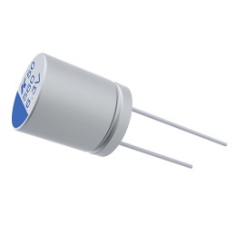 50 pcs - A750EK107M1CAAE018 KEMET 100μF Through Hole Polymer Capacitor, 16V dc