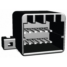 10 pcs - 175974-2 TE Connectivity MULTILOCK 040 II Series Right Angle Through Hole Mount PCB Socket, 12-Contact, 2-Row, 2.5mm Pi