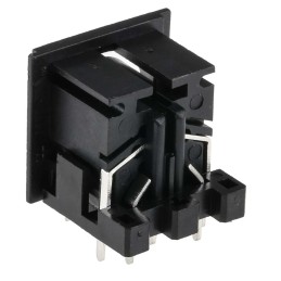 20 pcs - RS PRO 5 Pole Right Angle Din Socket, 2A, 100 V ac, Push-In, Female, Through Hole