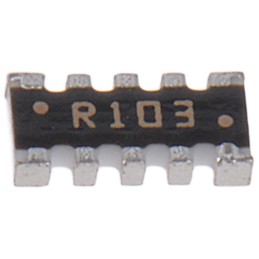 200 pcs - CAY17-103JALF Bourns, CAY17 10kΩ ±5% Bussed Resistor Array, 8 Resistors, 0.25W total, 1206 (3216M), Convex
