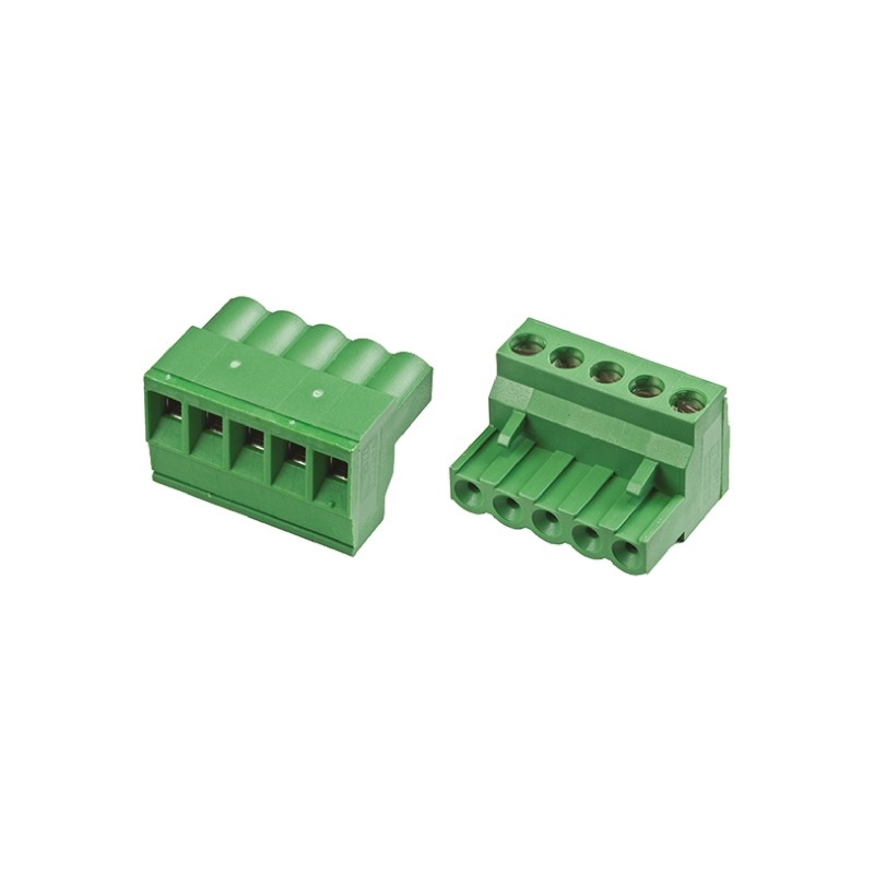 1 pcs - TE Connectivity 5mm Pitch 6 Way Right Angle Pluggable Terminal Block, Plug, Cable Mount, Screw Termination