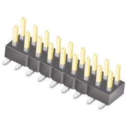 10 pcs - TSM-109-01-L-DV Samtec TSM Series Straight Surface Mount Pin Header, 18 Contact(s), 2.54mm Pitch, 2 Row(s), Unshrouded