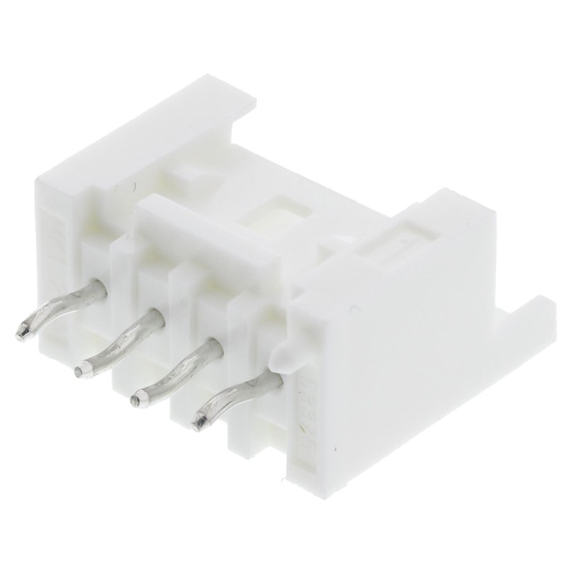 50 pcs - 53375-0410 Molex Mini-Lock Series Straight Through Hole PCB Header, 4 Contact(s), 2.5mm Pitch, 1 Row(s), Shrouded