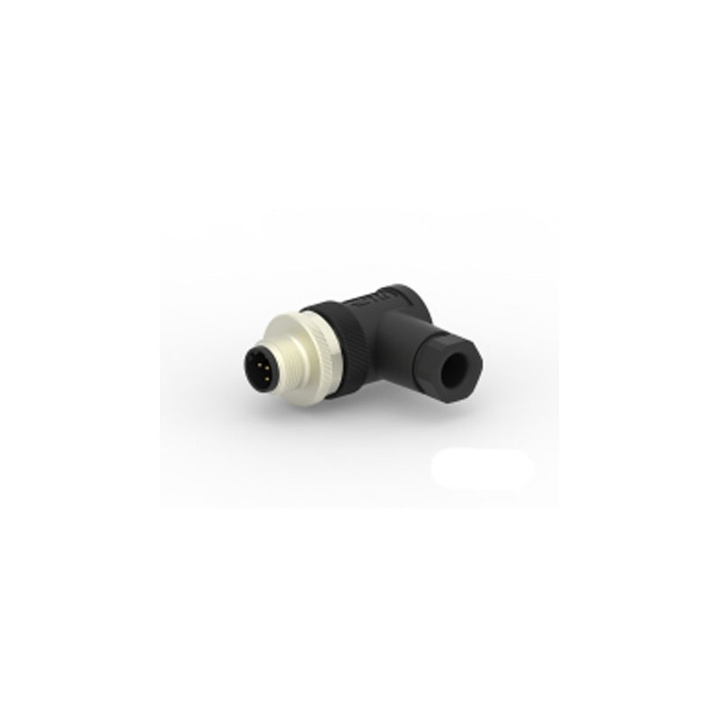 1 pcs - TE Connectivity Circular Connector, 5 Contacts, Cable Mount, M12 Connector, Plug, Male, IP67, T411 Series