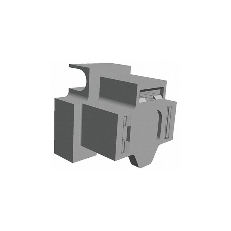 20 pcs - 925176-5 TE Connectivity, FASTIN-FASTON .312 3 Way Glass Fibre Reinforced PA Crimp Terminal Housing, 7.92mm Tab Size, B