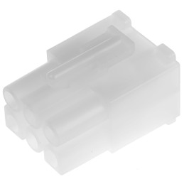 20 pcs - 39-03-6064 Molex, STANDARD .093' Female Connector Housing, 6.7mm Pitch, 6 Way, 2 Row