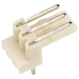 20 pcs - 22-05-1032 Molex Mini-Latch Series Right Angle Through Hole Pin Header, 3 Contact(s), 2.5mm Pitch, 1 Row(s), Unshrouded