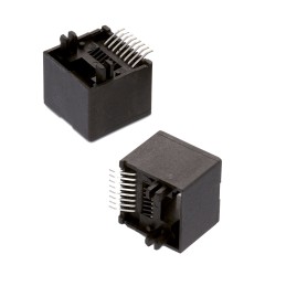 10 pcs - 634008138121 Wurth Elektronik WR-MJ Series Female RJ45 Connector, Surface Mount, Nickel Plated Brass Shield