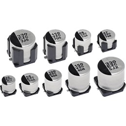 20 pcs - EEHZC1K470P Panasonic 47μF Surface Mount Polymer Capacitor, 80V dc