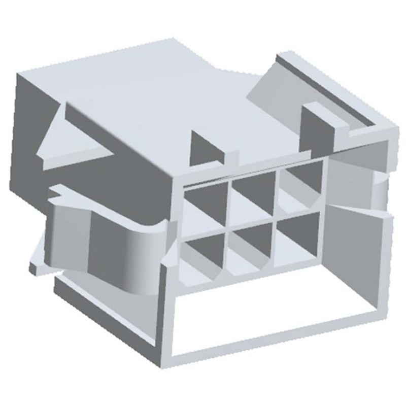 20 pcs - 15-06-0065 Molex, Mini-Fit BMI Male Connector Housing, 4.2mm Pitch, 6 Way, 2 Row