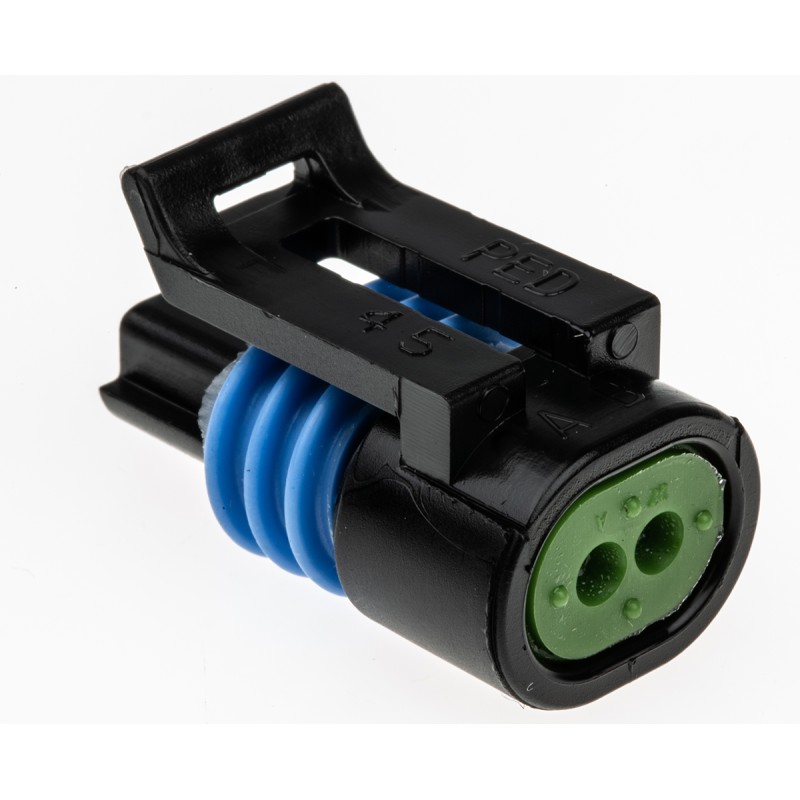 10 pcs - 12162193 Delphi, Metri-Pack 150.2 Pull-To-Seat Automotive Connector Socket 2 Way, Crimp Termination