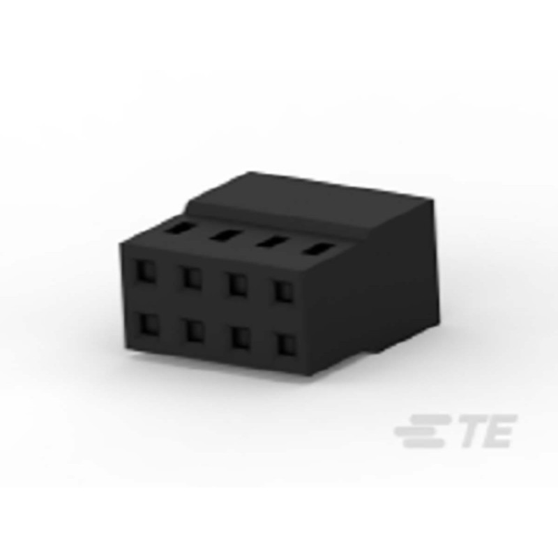 20 pcs - 2316108-8 TE Connectivity, AMPMODU Female PCB Connector Housing, 2mm Pitch, 8 Way, 2 Row