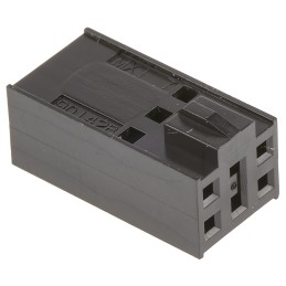 20 pcs - 90142-0006 Molex, C-Grid III Female Connector Housing, 2.54mm Pitch, 6 Way, 2 Row