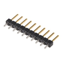 20 pcs - 77311-101-10LF Amphenol Communications Solutions BergStik Series Straight Through Hole Pin Header, 10 Contact(s), 2.54m