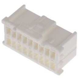50 pcs - 51353-1800 Molex, MicroClasp Female Connector Housing, 2mm Pitch, 18 Way, 2 Row