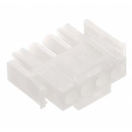 10 pcs - 1-480702-0 TE Connectivity, Universal MATE-N-LOK Male Connector Housing, 6.35mm Pitch, 4 Way, 1 Row