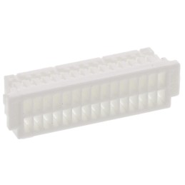 50 pcs - SHDR-30V-S-B JST, SHD Female Connector Housing, 1mm Pitch, 30 Way, 2 Row Right Angle, Straight