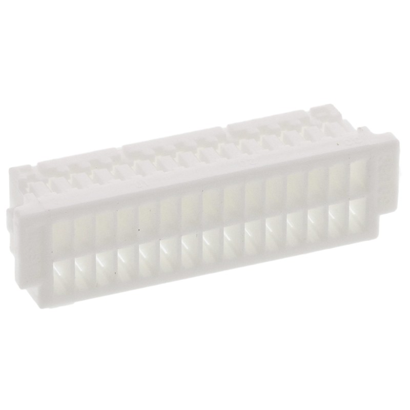 50 pcs - SHDR-30V-S-B JST, SHD Female Connector Housing, 1mm Pitch, 30 Way, 2 Row Right Angle, Straight