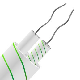 1 pcs - RS PRO Type K Thermocouple Wire, 100m, Unscreened, Glass Fibre Insulation, +350°C Max, 1/0.508mm