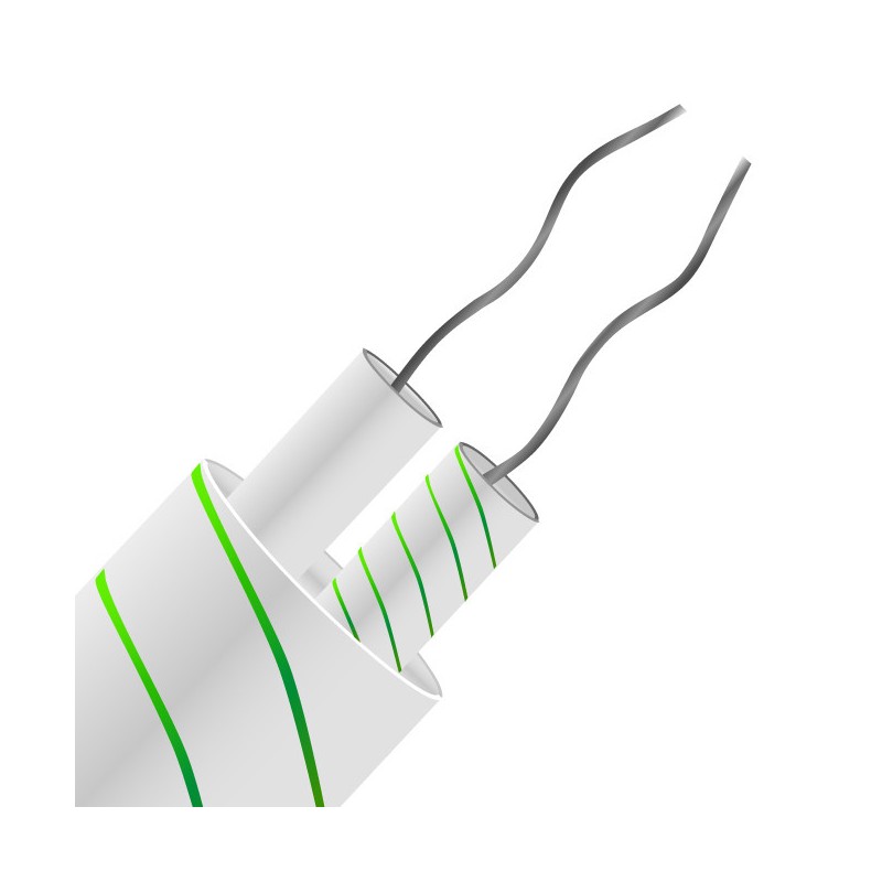1 pcs - RS PRO Type K Thermocouple Wire, 100m, Unscreened, Glass Fibre Insulation, +350°C Max, 1/0.508mm