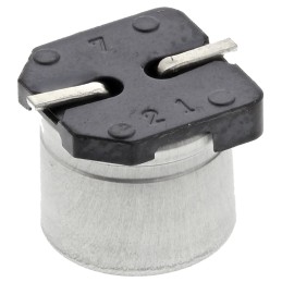 50 pcs - EEEFK1J100P Panasonic 10μF Aluminium Electrolytic Capacitor 63V dc, Surface Mount - EEEFK1J100P