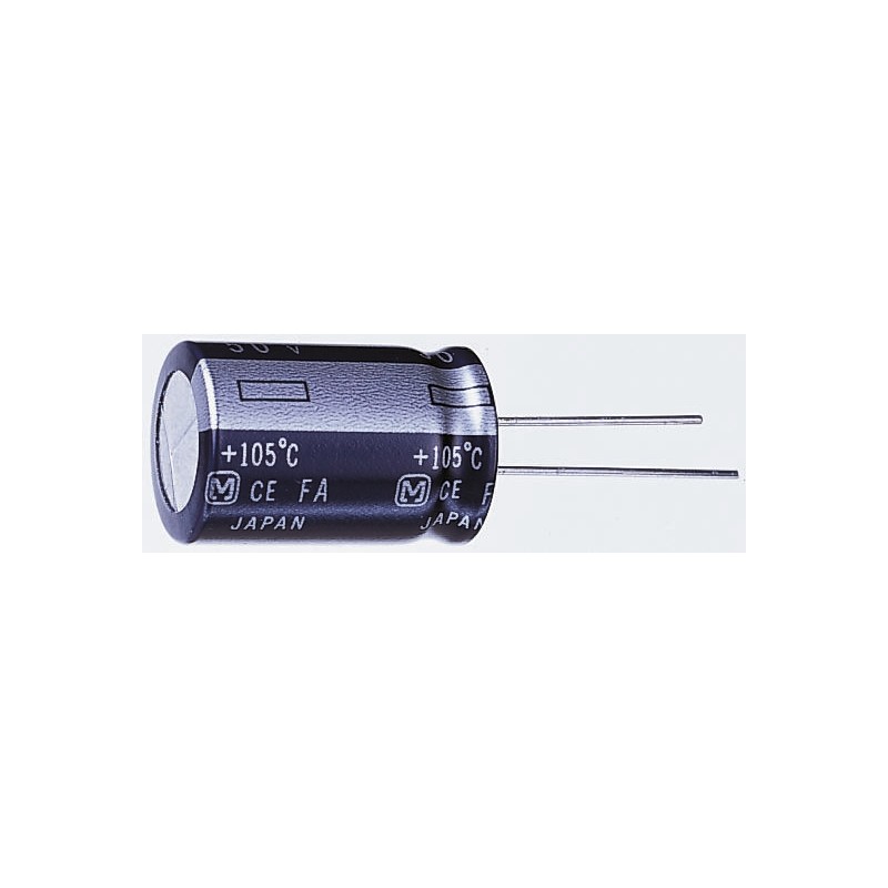 20 pcs - EEUFM0J122 Panasonic 1200μF Aluminium Electrolytic Capacitor 6.3V dc, Radial, Through Hole - EEUFM0J122