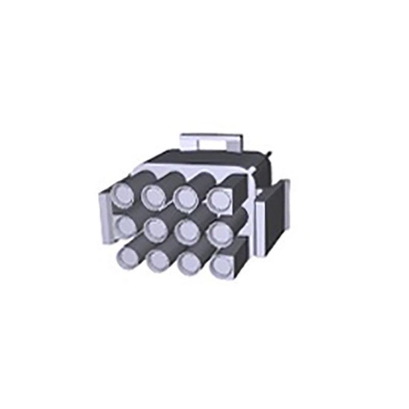10 pcs - 1-480708-0 TE Connectivity, Universal MATE-N-LOK Male Connector Housing, 6.35mm Pitch, 12 Way, 3 Row