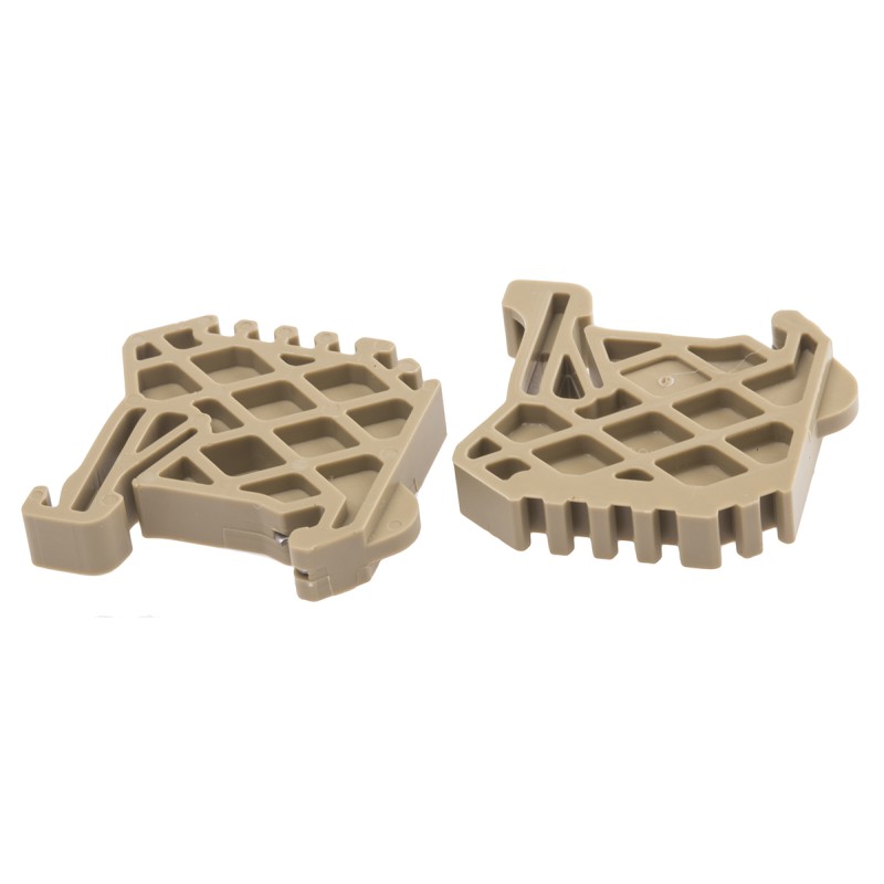 50 pcs - RS PRO End Stop for Use with DIN Rail Terminal Blocks