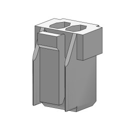 200 pcs - 351550200 Molex Receptacle Crimp Connector Housing, 2.5mm Pitch, 2 Way, 1 Row