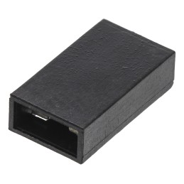 20 pcs - 15-29-1025 Molex, C-Grid Shunt Female Straight Black Closed Top 2 Way 1 Row 2.54mm Pitch