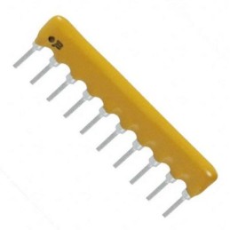 10 pcs - 4610X-102-102LF Bourns Resistor Array, 5 Resistors, 0.3W total, 4610X, Through Hole