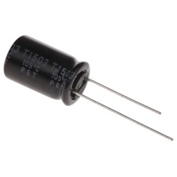 20 pcs - 50ZL220MEFC10X16 Rubycon 220μF Aluminium Electrolytic Capacitor 50V dc, Radial, Through Hole - 50ZL220MEFC10X16