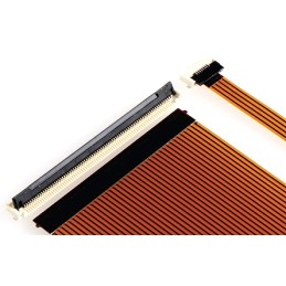 50 pcs - 505110-0692 Molex, Easy-On, 505110 0.5mm Pitch 6 Way Right Angle Male FPC Connector, ZIF Bottom Contact