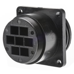 1 pcs - TE Connectivity Circular Connector, 7 Contacts, Panel Mount, Socket, Female, CPC Series 3 Series