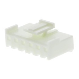 20 pcs - VHR-6N(P) JST, VH Female Connector Housing, 3.96mm Pitch, 6 Way, 1 Row Side Entry, Top Entry