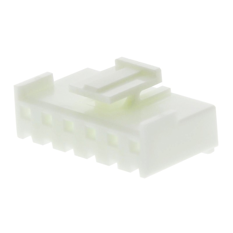 20 pcs - VHR-6N(P) JST, VH Female Connector Housing, 3.96mm Pitch, 6 Way, 1 Row Side Entry, Top Entry
