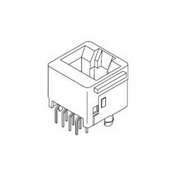 10 pcs - 428786218 Molex Female RJ11 Connector, Cat3
