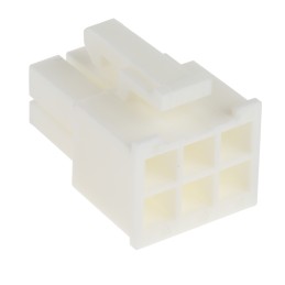 20 pcs - 39-01-2065 Molex, Mini-Fit Jr Female Connector Housing, 4.2mm Pitch, 6 Way, 2 Row