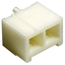 50 pcs - 2P-SDN JST, SDN Male Connector Housing, 3.96mm Pitch, 2 Way, 1 Row