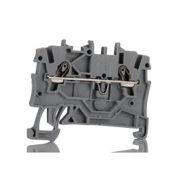 20 pcs - 2000-1201 Wago TOPJOB S, 2000 Series Grey Feed Through Terminal Block, 1mm², Single-Level, Push-In Cage Clamp Terminati
