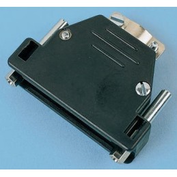 10 pcs - 2801-0102-13-8 MH Connectors MHED Series ABS D Sub Backshell, 25 Way, Strain Relief