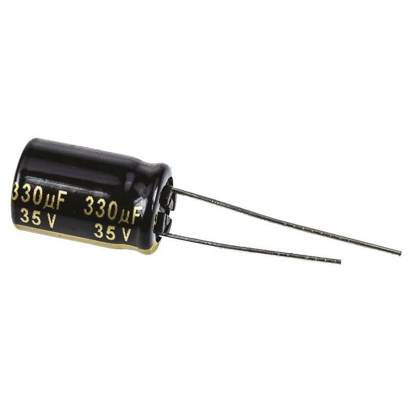 20 pcs - EEUFM1V331 Panasonic 330μF Aluminium Electrolytic Capacitor 35V dc, Radial, Through Hole - EEUFM1V331