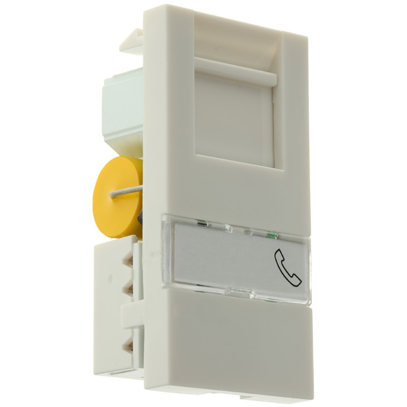 1 pcs - MK Electric Telephone Socket 1-way