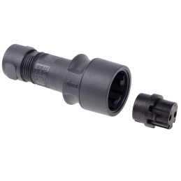 1 pcs - Bulgin Circular Connector, 2 Contacts, Cable Mount, Socket, Female, IP66, IP68, IP69K, Buccaneer 6000 Series