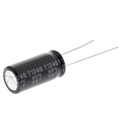 20 pcs - 25ZLH820MEFC10X20 Rubycon 820μF Aluminium Electrolytic Capacitor 25V dc, Radial, Through Hole - 25ZLH820MEFC10X20