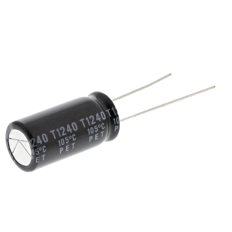 20 pcs - 25ZLH820MEFC10X20 Rubycon 820μF Aluminium Electrolytic Capacitor 25V dc, Radial, Through Hole - 25ZLH820MEFC10X20
