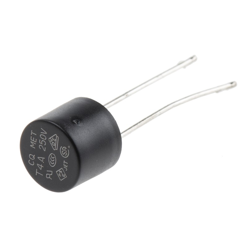 50 pcs - RS PROPC Board Non Resettable Fuse, Radial 4A, 250V