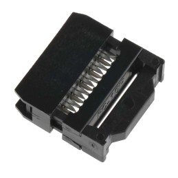 10 pcs - T812110A101CEU Amphenol ICC 10-Way IDC Connector Socket for Cable Mount, 2-Row