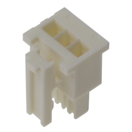 10 pcs - IPD1-03-S-K Samtec, IPD1 Male Crimp Connector Housing, 2.54mm Pitch, 3 Way, 1 Row